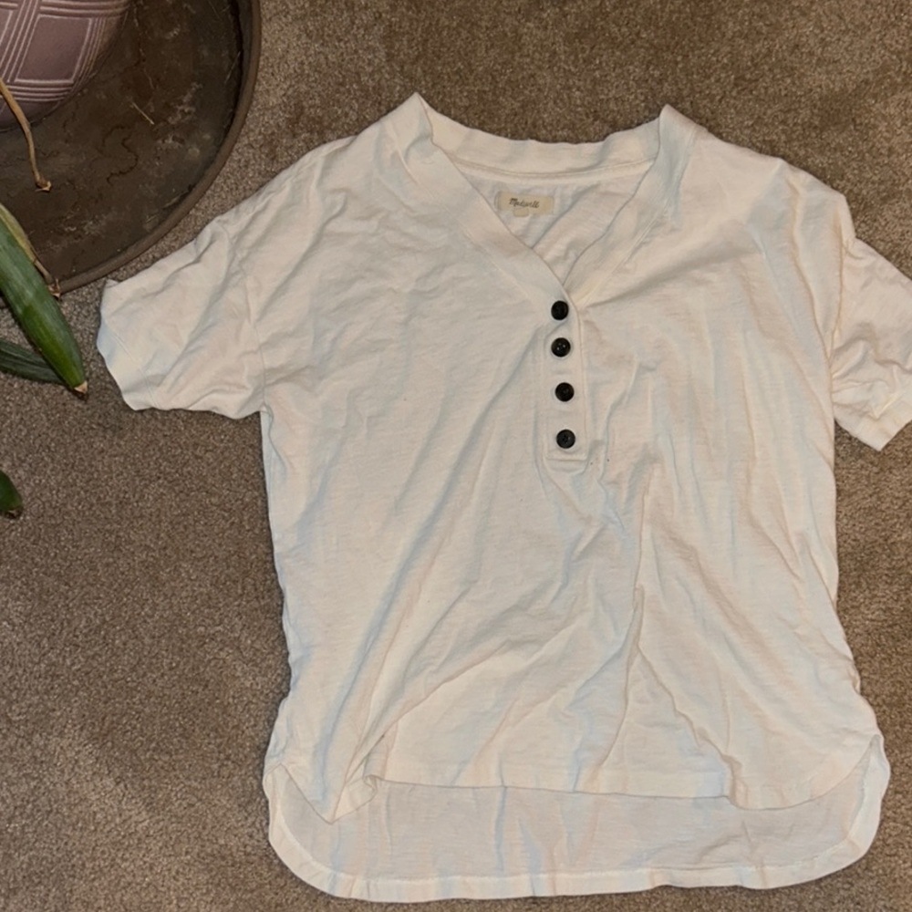 Madewell Short Sleeve Tee - Cream
